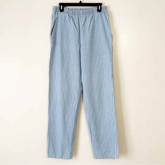 Jantzen Pants - Jantzen Classics Vintage Striped Cropped Cotton Stretch Easy Pants